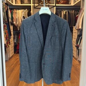 Men’s Banana Republic Grey Linen Cotton casual sport coat